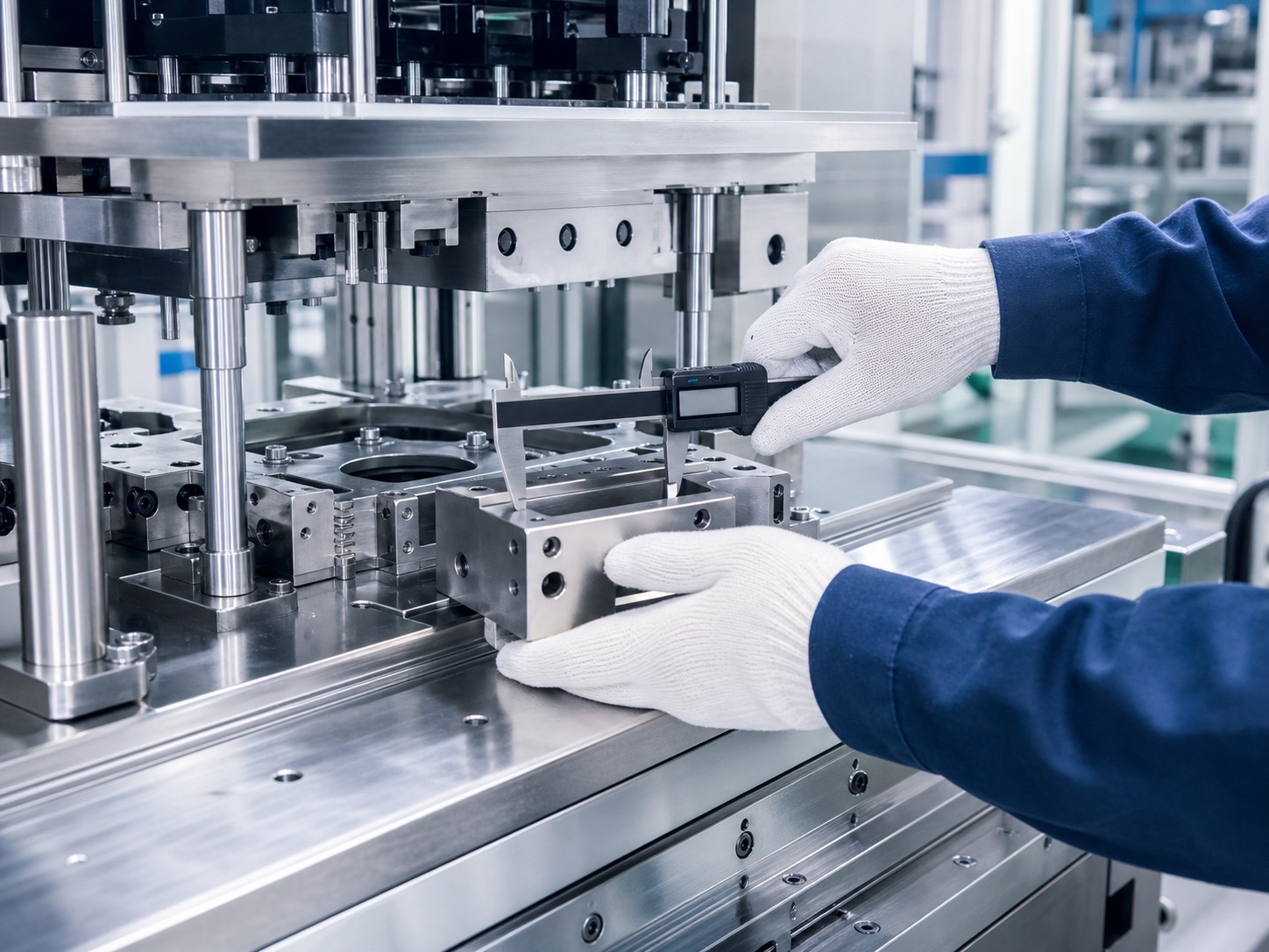 Machine tooling inspection for technical verification