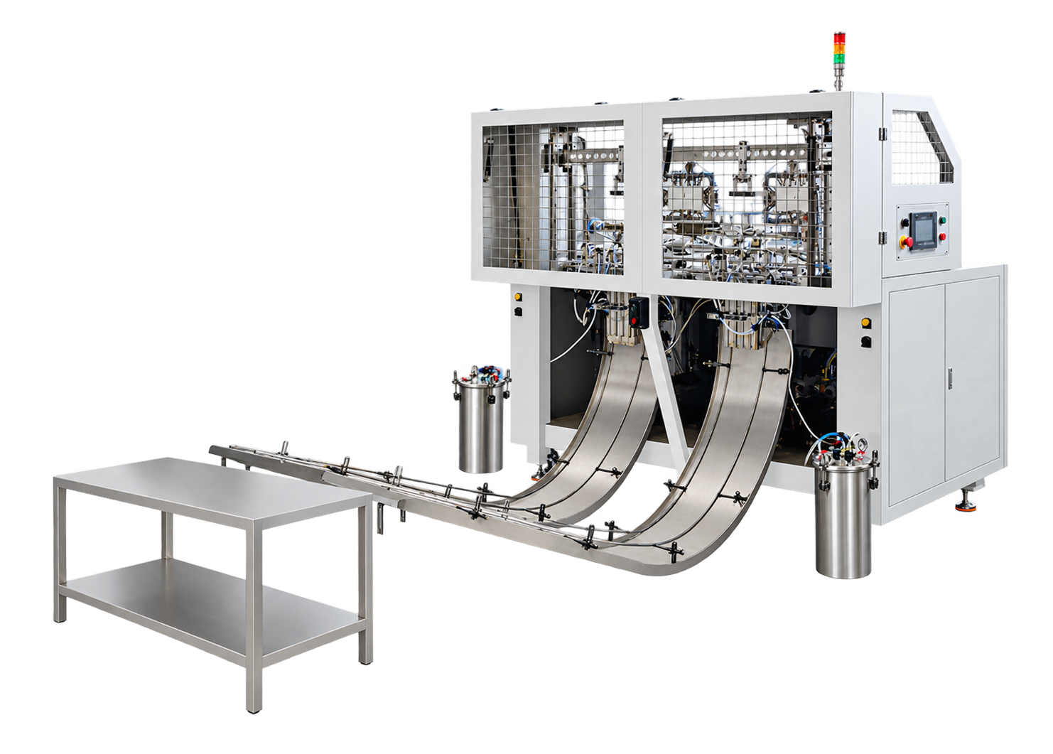 High-Speed Vertical Double Station Carton Erecting Machine